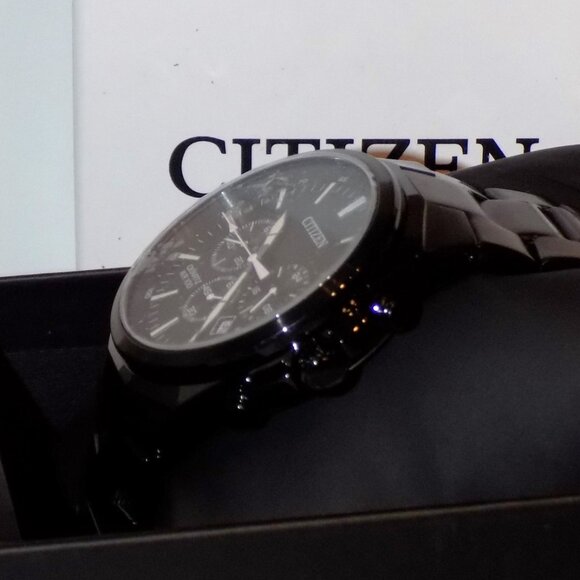 Citizen Men's Black Chronograph Tachymeter Date Watch GN-4-S, 0520-S114268 - Picture 5 of 7